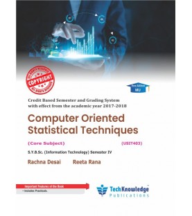 Computer Oriented Statistical Techniques Sem 4 SYBSc IT techknowledge Publication