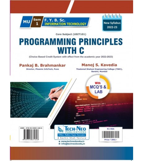 Programming Principles with C Sem I B.Sc IT Techneo| Mumbai Universitya
