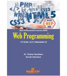 Web Programming Sem 2 B.Sc-IT Sheth Publication | NEP 2020
