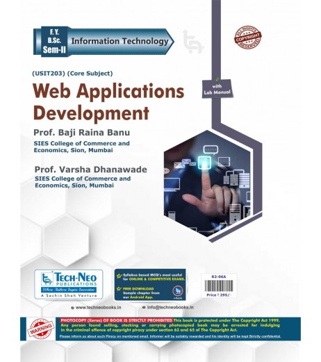Web Applications Development Sem 2 B.Sc-IT Techneo Publication
