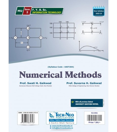 Numerical Methods Sem 2 B.Sc-IT Techneo Publication