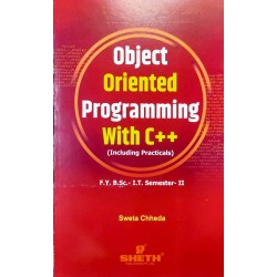 Object Oriented Programming With C++ Sem 2 B.Sc-IT Sheth