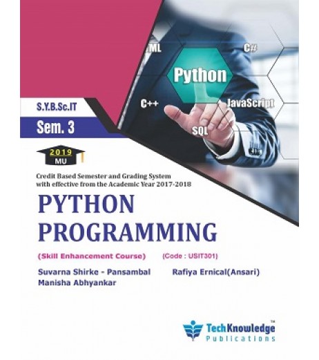 Python Pragramming Sem 3 SYBSc IT techknowledge Publication B.Sc IT Sem 3 - SchoolChamp.net