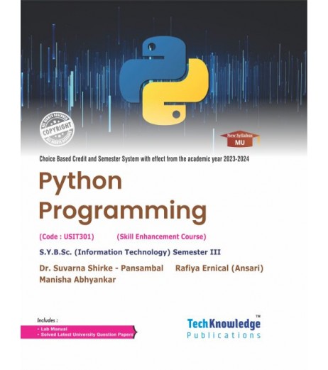Python Pragramming Sem 3 SYBSc IT techknowledge Publication B.Sc IT Sem 3 - SchoolChamp.net