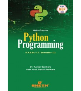 Python Pragramming Sem 3 SYBSc IT Sheth Publication | Latest Edition