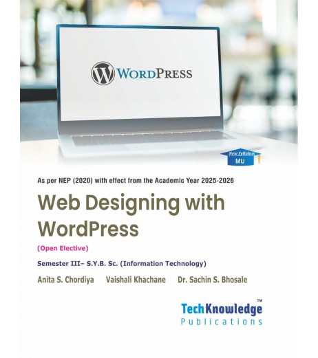 Web Designing And WordPress Sem 3 SYBSc IT Techknowledge Publication | NEP 2020