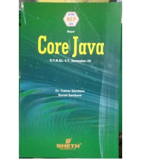 Core Java Sem 4 SYBSc IT Sheth Publication | NEP 2020