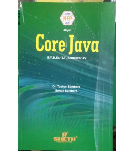 Core Java Sem 4 SYBSc IT Sheth Publication | NEP 2020