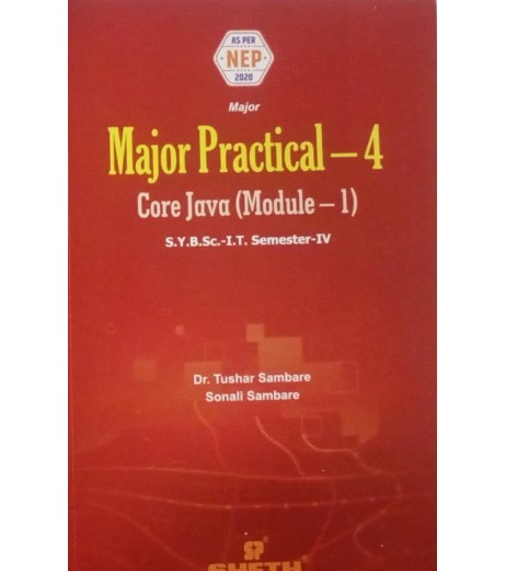 Major Practical-4 Sem 4 B.Sc-IT Sheth Publication | NEP 2020