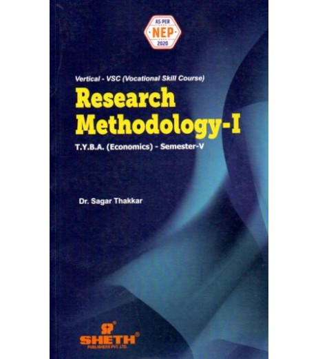 Research Methodology-I T.Y.B.A. Sem 5 Sheth Publication | NEP 2020