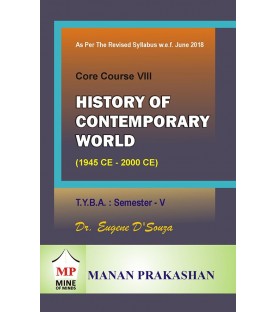 History of Contemporary World Paper-IV T.Y.B.A.Sem 5 Manan Prakashan