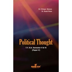 Political Thought Paper-V T.Y.B.A.Sem 5 Sheth Publication