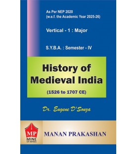 History of Mediaeval India S.Y.B.A.Sem 4 Manan Prakashan | NEP 2020