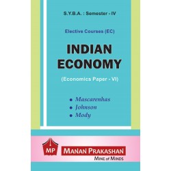 Indian Economy S.Y.B.A.Sem 4 Manan Prakashan
