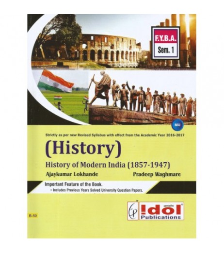 History-History of Modern India F.Y.B.A. Semester 1 Idol Publication B.A. Sem 1 - SchoolChamp.net