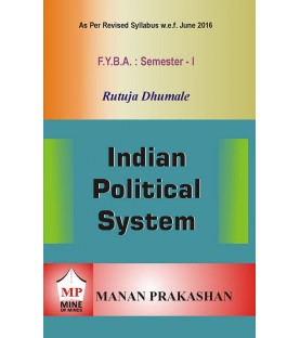 Indian Political System F.Y.B.A. Semester 1 Manan Prakashan