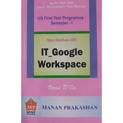 IT Google Workspace  UG Programming Sem 1 Manan Prakashan
