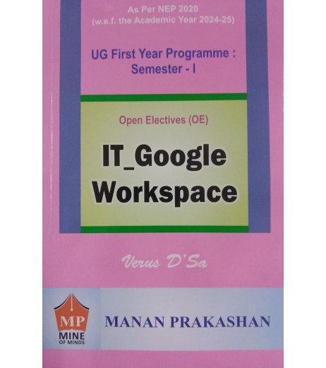 IT Google Workspace  UG Programming Sem 1 Manan Prakashan