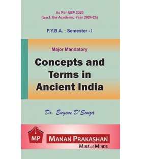 Concepts and terms In Ancient India F.Y.B.A. Semester 1 Manan Prakashan | NEP 2020