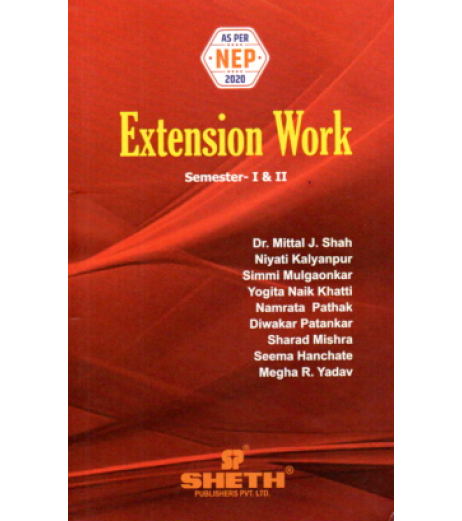 Extension Work Sem 1 And 2 Sheth Publication | NEP 2020