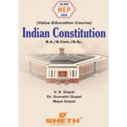 Indian Constitution F.Y.B.A,B.Sc, B.com. Semester 1 Sheth