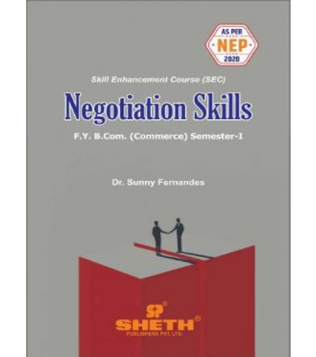 Negotiation Skills FYBCom Sem 1 Sheth Publication