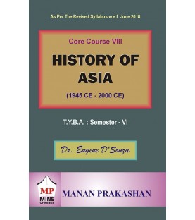 History of Asia T.Y.B.A.Sem 6 Manan Prakashan