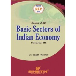 Basic Sectors of Indian Economy Sem 3 Sheth Publication |