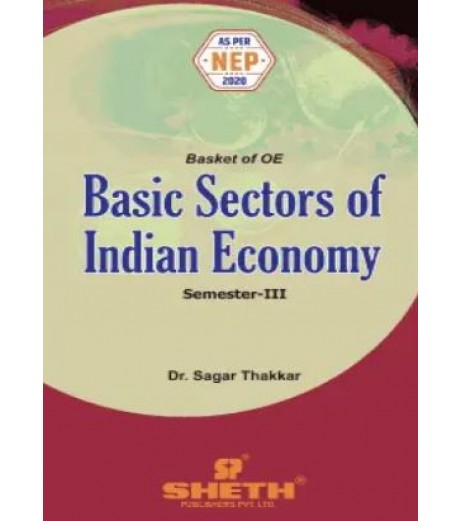 Basic Sectors of Indian Economy Sem 3 Sheth Publication | NEP 2020