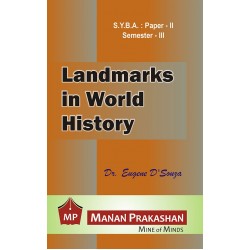 Landmark in World History-II S.Y.B.A.Sem 3 Manan Prakashan