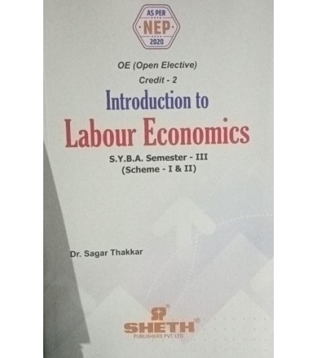 Introduction to Labour Economics S.Y.B.A. Sem 3 Sheth Publication | NEP 2020