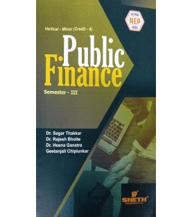 Public Finance S.Y.B.A.Sem 3 Sheth Publication | NEP 2020