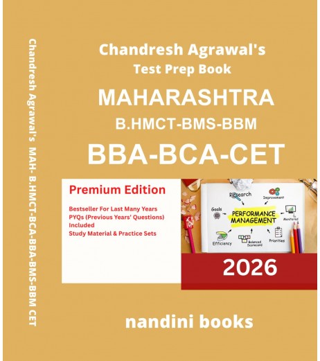 Chandresh Agarwal Maharashtra BBA-BCA-CET Test prep Book