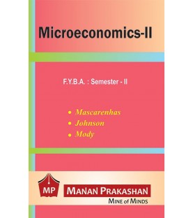 Microeconomics Paper-II  F.Y.B.A. Semester 2 Manan Prakashan