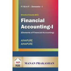 Financial Accounting-I  FYBAF Sem 1 Manan Prakashan