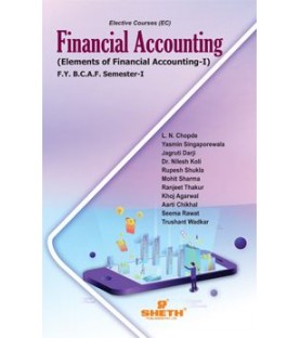 Financial Accounting-I  FYBAF Sem 1 Sheth Publication