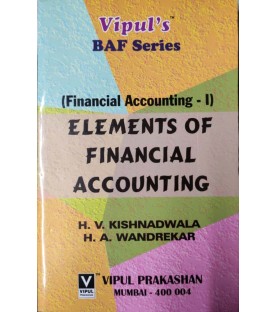 Financial Accounting-I FYBAF Sem 1 Vipul Prakashan