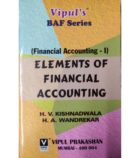 Financial Accounting-I FYBAF Sem 1 Vipul Prakashan BAF Sem 1 - SchoolChamp.net