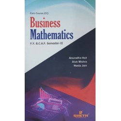Business Mathematics FYBAF Sem 2 Sheth Publication