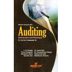 Auditing-II Introduction and Planning FYBAF Sem 2 Sheth