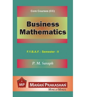 Business Mathematics FYBAF Sem 2 Manan Prakashan