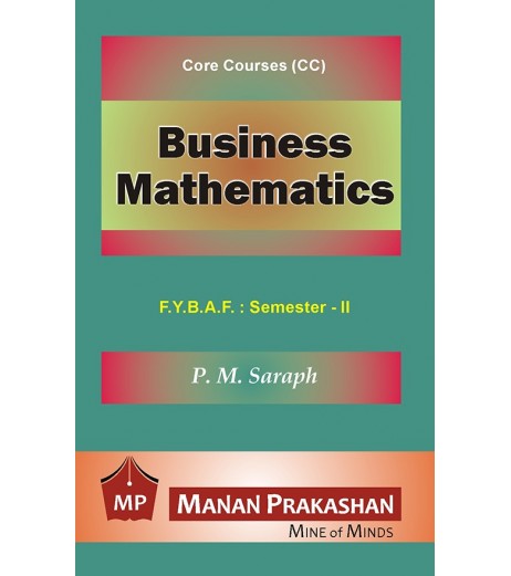 Business Mathematics FYBAF Sem 2 Manan Prakashan BAF Sem 2 - SchoolChamp.net