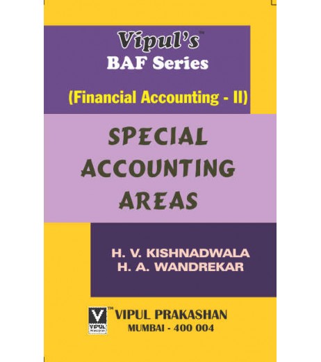 Financial Accounting-II  (Special Accounting Areas) FYBAF Sem 2 Vipul Prakashan BAF Sem 2 - SchoolChamp.net