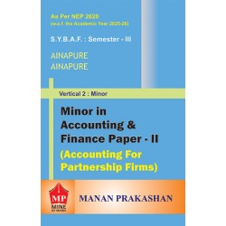 Minor In Accounting And Fiance Paper-II Sem 3 Manan