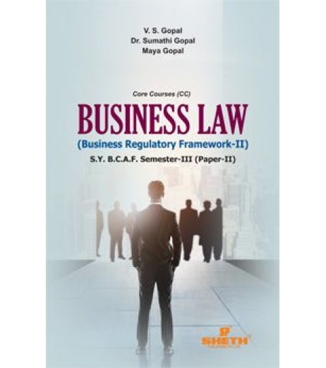 Business Regulatory Framework (Business Law – II) SYBAF Sheth Publication BAF Sem 3 - SchoolChamp.net