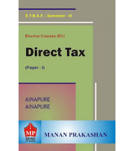 Direct Tax 1 (Taxation-ll) SYBAF Sem 3 Manan Prakashan BAF Sem 3 - SchoolChamp.net