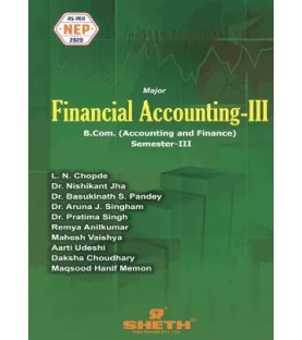 Financial Accounting-III SYBAF Sem 3 Sheth publication | NEP 2020