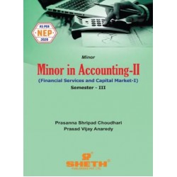 Minor In Accounting-II Sem 3 Sheth Publication | NEP 2020