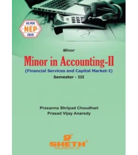Minor In Accounting-II Sem 3 Sheth Publication | NEP 2020