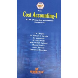 Cost Accounting-I  SYBAF Sem 3 Sheth Publication | NEP 2020